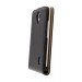 Hoesje Huawei Y635 flip case dual color zwart - Achterkant