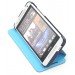HTC One Mini flip case met stand HC V851 blauw