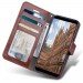 Luxury wallet hoesje Motorola Moto G6 bruin