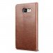 Luxury wallet hoesje Samsung Galaxy A5 2017 bruin