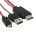Micro USB naar HDMI adapter kabel 5 pin MHL - Kabel