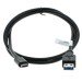 USB-C naar USB (3.0) kabel - 1 meter - zwart
