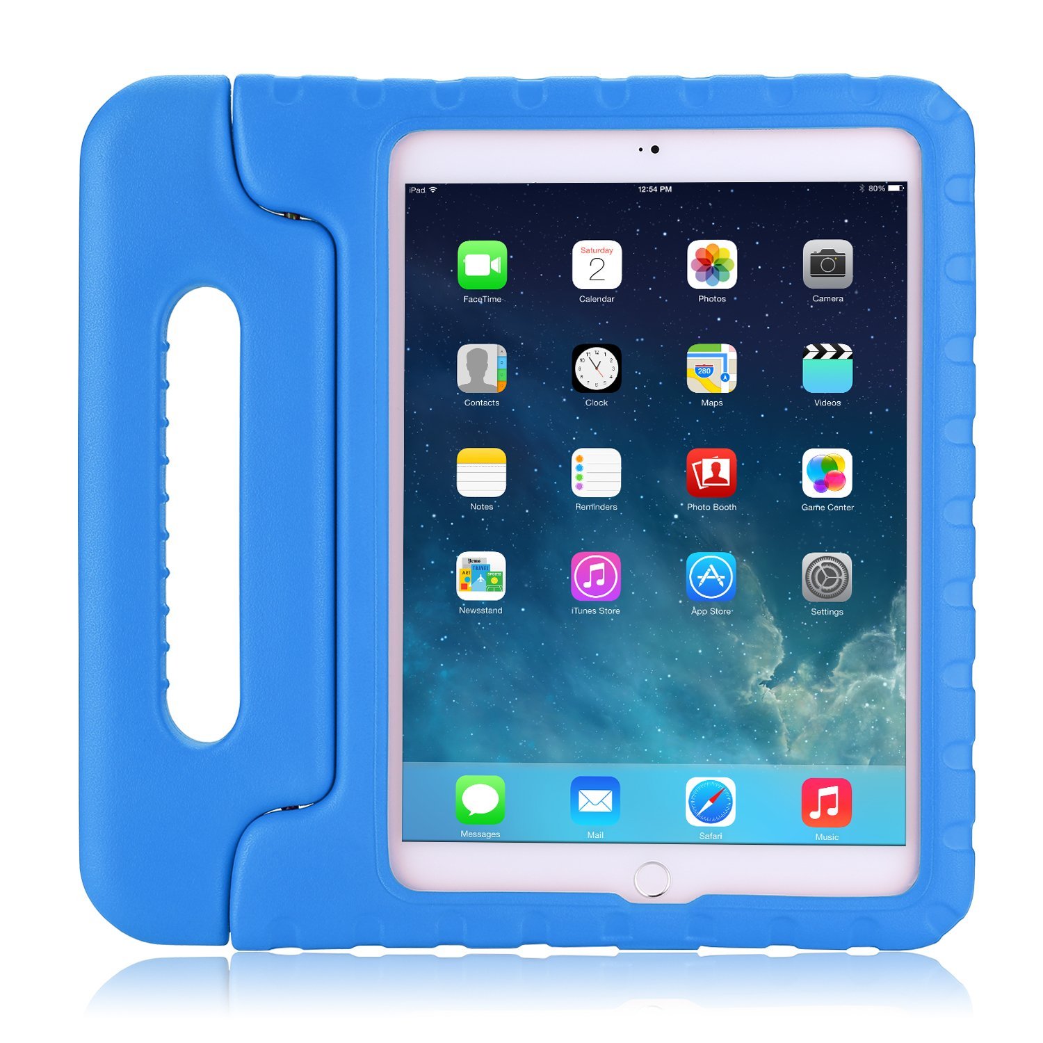Met opzet pakket toenemen Kids case Apple iPad 10.2 (2019/2020/2021) blauw | MobileSupplies.nl